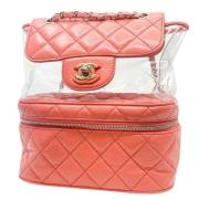 Pre-owned Fabric chanel-bags Chanel Vintage , Pink , Dames