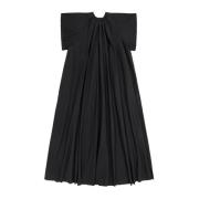 Maxi jurk met wijde mouwen MM6 Maison Margiela , Black , Dames