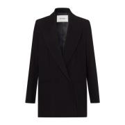 Peak Lapel Tuxedo Blazer IVY OAK , Black , Dames