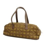 Pre-owned Fabric chanel-bags Chanel Vintage , Yellow , Dames