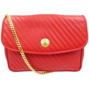 Pre-owned Leather shoulder-bags Celine Vintage , Red , Dames