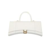 Pre-owned Leather handbags Balenciaga Vintage , White , Dames