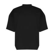 Zwarte T-Shirt Collectie Jil Sander , Black , Heren