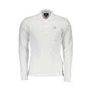 Elegant Slim Fit Polo met Borduurdetails La Martina , White , Heren