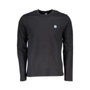 Zwart Longsleeve Logoshirt North Sails , Blue , Heren