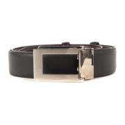 Pre-owned Leather belts Dunhill Pre-owned , Black , Heren