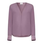 Elegante Overhemden Collectie Forte Forte , Purple , Dames