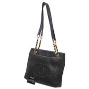 Pre-owned Fabric chanel-bags Chanel Vintage , Black , Dames