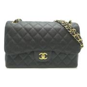 Pre-owned Fabric chanel-bags Chanel Vintage , Black , Dames