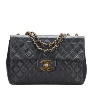 Pre-owned Fabric chanel-bags Chanel Vintage , Black , Dames