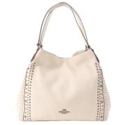 Pre-owned Fabric handbags Coach Pre-owned , Beige , Dames