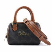 Pre-owned Plastic handbags Celine Vintage , Brown , Dames