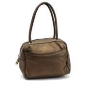 Pre-owned Fabric handbags Loewe Pre-owned , Brown , Dames