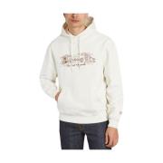 Ecru Cottage Print Hoodie The New Originals , White , Heren