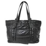 Pre-owned Leather shoulder-bags Bottega Veneta Vintage , Black , Dames