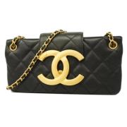 Pre-owned Fabric chanel-bags Chanel Vintage , Black , Dames