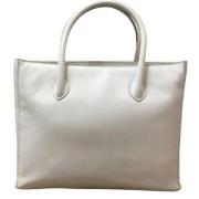 Pre-owned Leather celine-bags Celine Vintage , White , Dames
