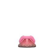 Orchid Zwart Vegan Clutch Tas THEMOIRè , Pink , Dames