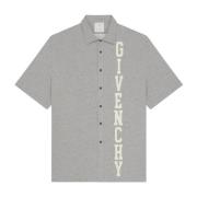 Grijze Fleece Shirt Klassieke Kraag Givenchy , Gray , Heren