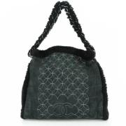 Pre-owned Fabric chanel-bags Chanel Vintage , Green , Dames