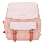 Pre-owned Leather backpacks Dior Vintage , Pink , Dames