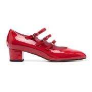 Vintage Mary Jane Heel Red Schoen Carel , Red , Dames