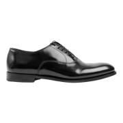 York Platte Schoenen Doucal's , Black , Heren