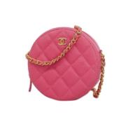 Pre-owned Fabric chanel-bags Chanel Vintage , Pink , Dames