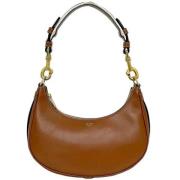 Pre-owned Leather shoulder-bags Celine Vintage , Brown , Dames