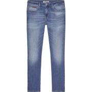 Blauwe Broek Jeans Tommy Jeans , Blue , Heren