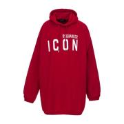 Iconische Oversized Sweater Dsquared2 , Red , Heren