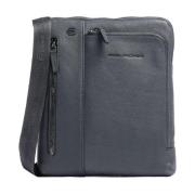 Clear Blue iPad Tas Verticale Stijl Piquadro , Blue , Heren