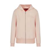 Hoodie Sweater met Print Armani Exchange , Pink , Dames