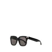 Stijlvolle Punk Rivet Zonnebril Alexander McQueen , Black , Dames