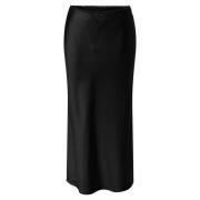 Lange Boog Rok Only , Black , Dames