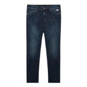 Blauwe Denim Slim Fit Jeans Roy Roger's , Blue , Heren