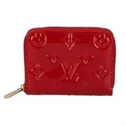 Pre-owned Leather wallets Louis Vuitton Vintage , Red , Dames