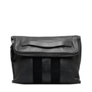 Pre-owned Leather clutches Bally Pre-owned , Black , Dames