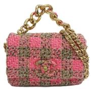 Pre-owned Fabric chanel-bags Chanel Vintage , Pink , Dames