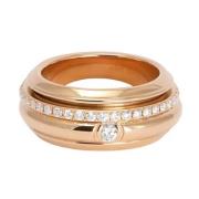 Pre-owned Rose Gold rings Piaget Pre-owned , Pink , Dames