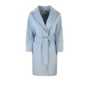 Blauwe wollen jas Max Mara Studio , Blue , Dames