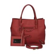 Pre-owned Leather handbags Balenciaga Vintage , Red , Dames