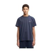 Mantra Tee Korte Mouw T-shirt Denham The Jeanmaker , Blue , Heren