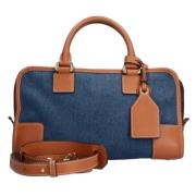 Pre-owned Fabric shoulder-bags Loewe Pre-owned , Blue , Dames