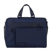 Blauwe Laptoptas Piquadro , Blue , Unisex