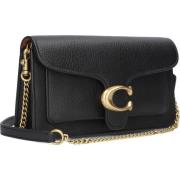 Zwarte Ketting Clutch Schoudertas Coach , Black , Dames