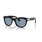 Vierkante zonnebril met premium acetaat montuur Persol , Blue , Dames