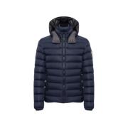 Blauwe Hooded Jacket Wintercollectie Colmar , Blue , Heren