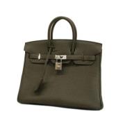 Pre-owned Fabric handbags Hermès Vintage , Green , Dames