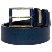 Pre-owned Leather belts Louis Vuitton Vintage , Blue , Heren